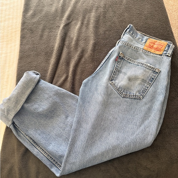 Levi's Denim - Vintage Levi's Blue Straight Jeans with Classic Rigid Look